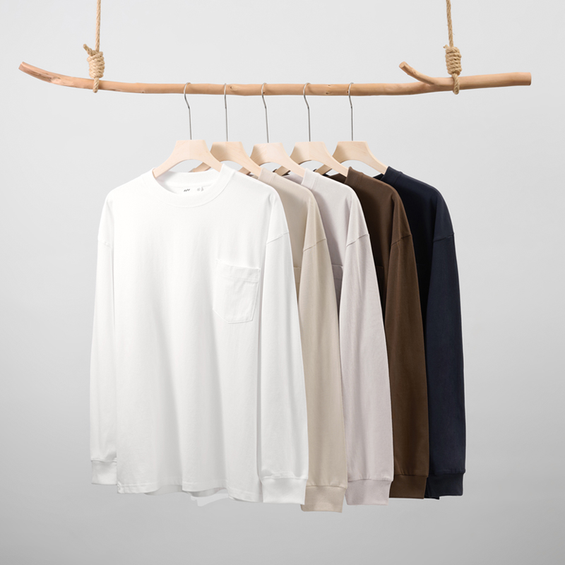 Cosy&Keep【重磅福利】人手必入！男女同款精梳棉长袖圆领T恤打底衫