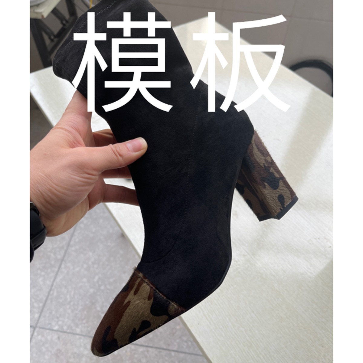 正常尺码 时装女靴 短靴  SA09766-64 粉色