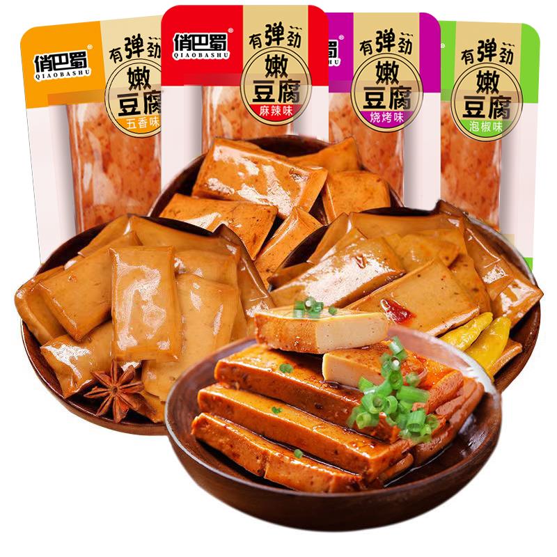 俏巴蜀嫩豆腐俏巴蜀豆干重庆梁平手磨香麻辣泡椒嫩豆干小笋0g