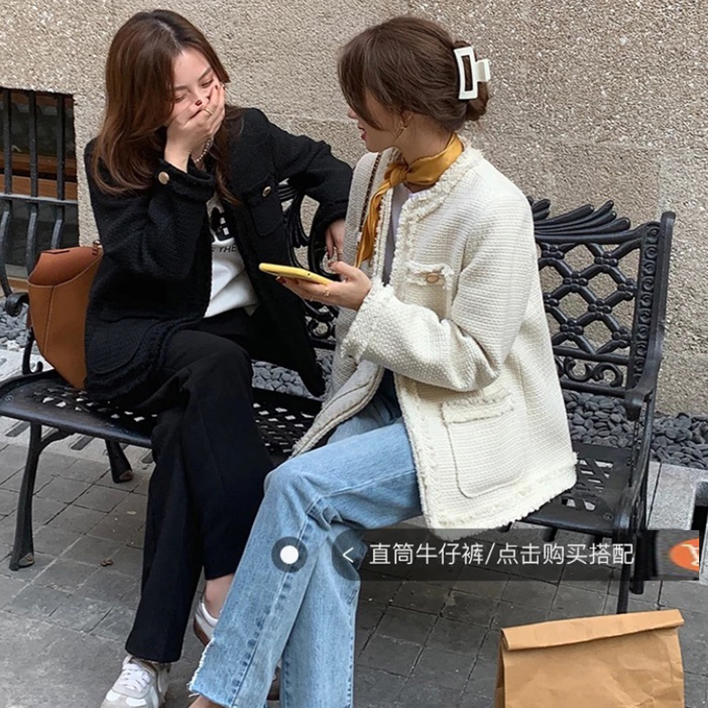 黔允大码女装2023秋冬季新款炸街小香风外套气质名媛高级感上衣