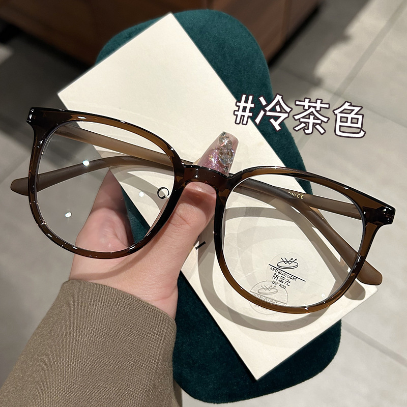 小红书网红同款近视眼镜女款高清防蓝光平光镜素颜神器眼镜框韩版