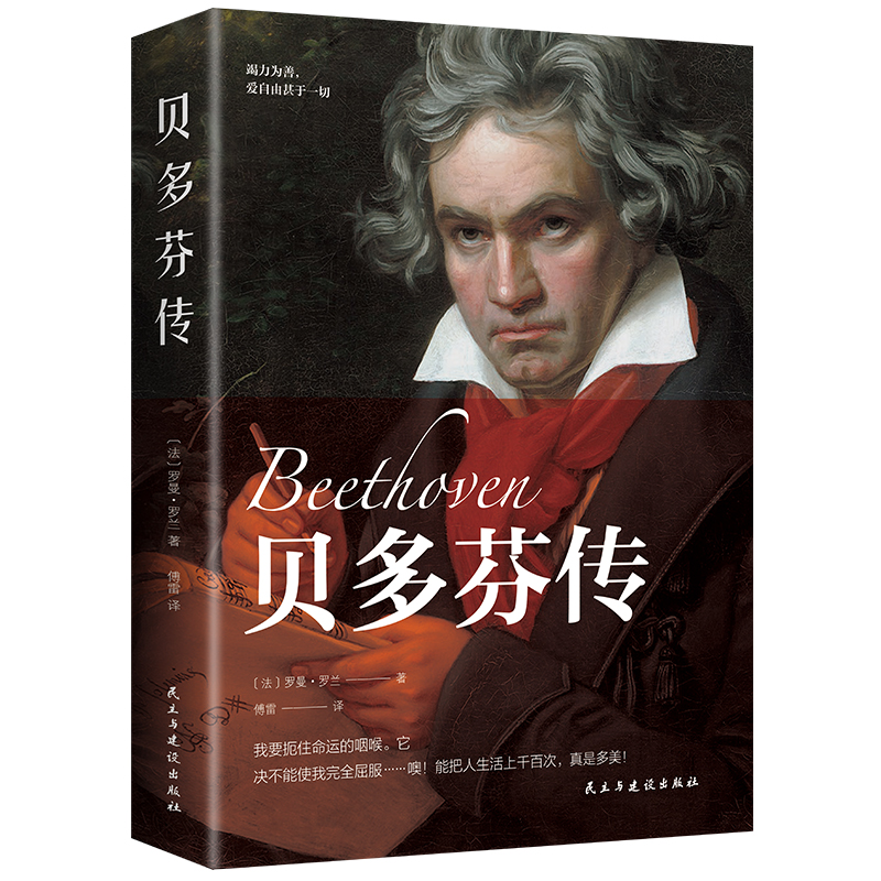 贝多芬传 欧洲音乐家传记 贝多芬人物艺术家 名人自传 文学传记 X