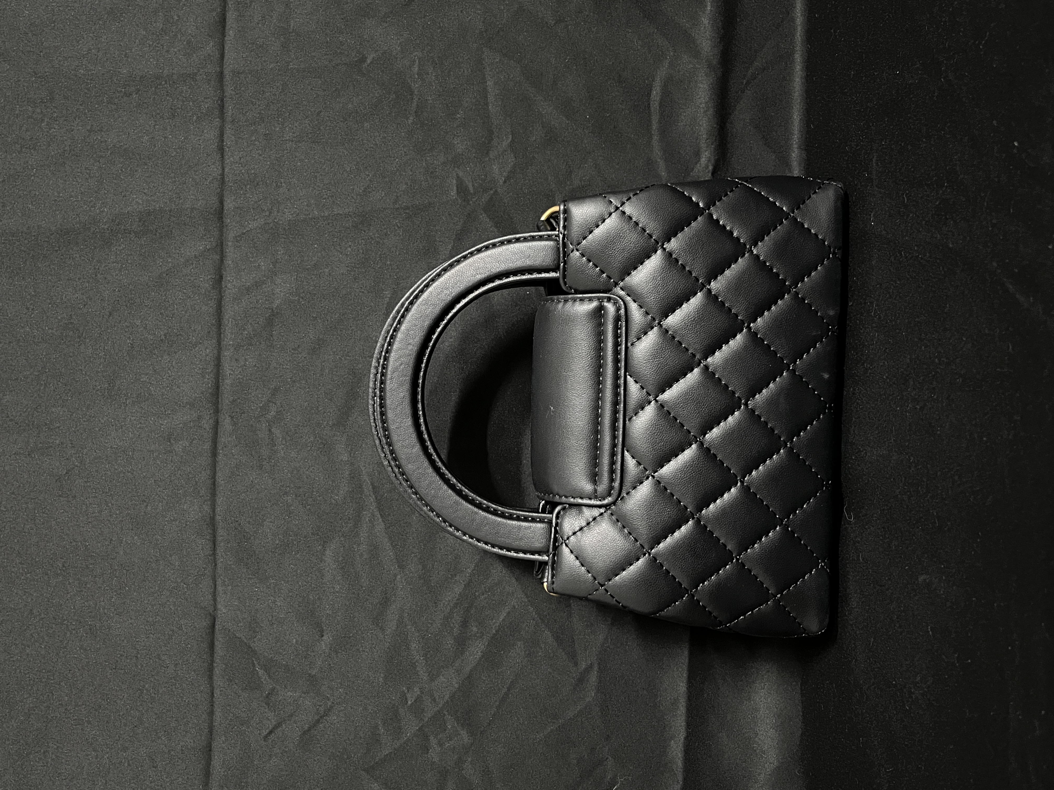 LQ-WITH-QUEEN真皮女包小手提10429黑色