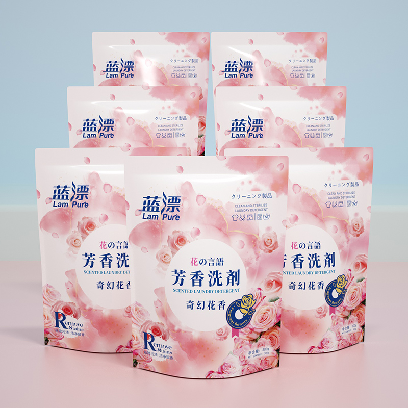 蓝漂 奇幻花香 芳香洗衣液 300g*8袋-YL