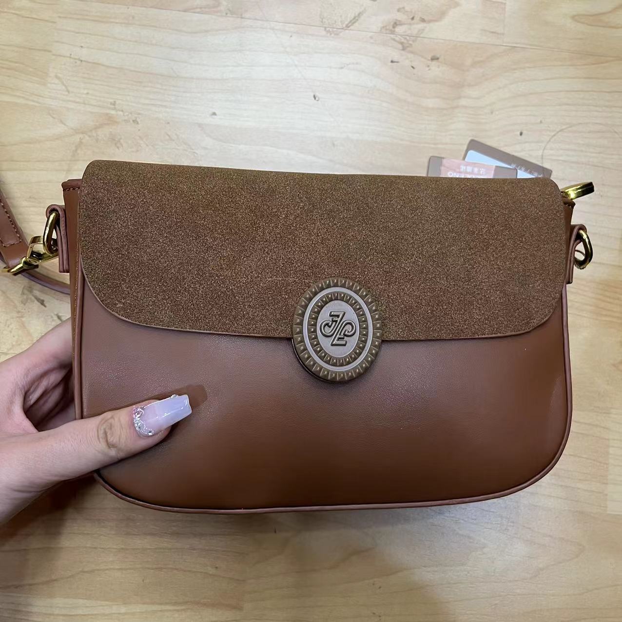 小挎包时尚百搭女士棕色单肩肩包