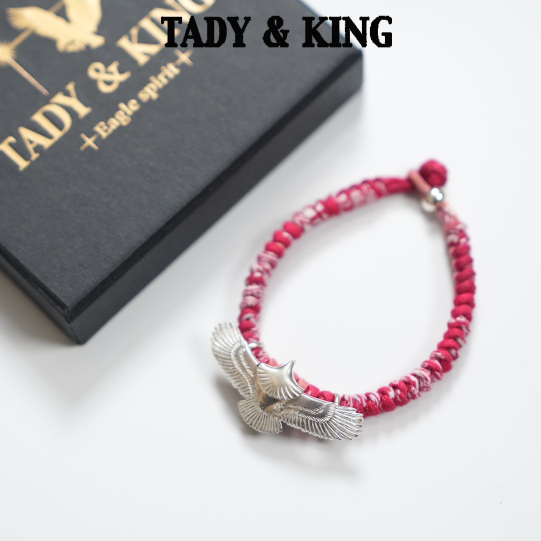 TADY KING全银迷你鹰古布手绳