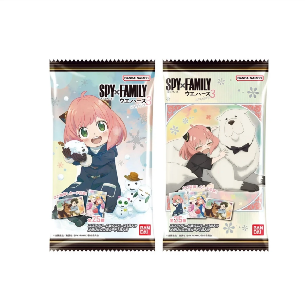 万代威卡脆 间谍过家家食玩卡第3弹 收藏