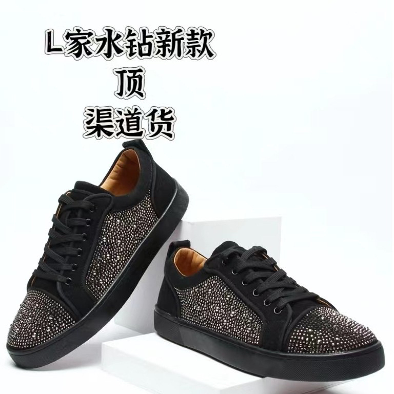 顶！顶！顶！吹那带钻 欧洲站时尚爆款潮鞋L