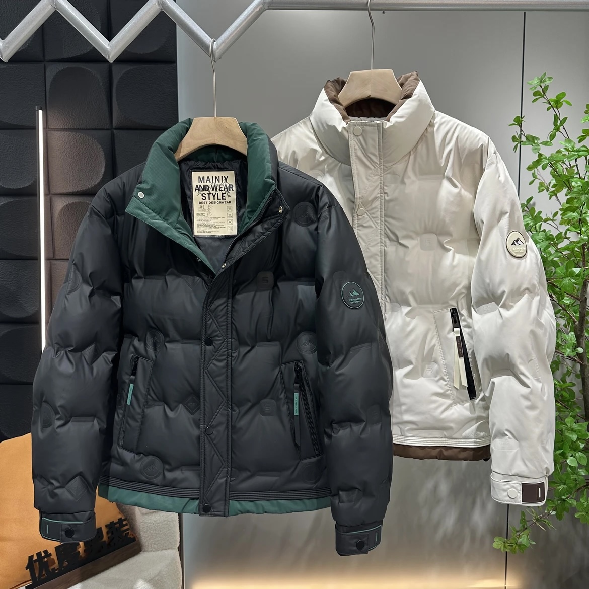 冬季加厚男士立领羽绒服时尚休闲潮流宽松秋冬百搭韩版保暖帅气